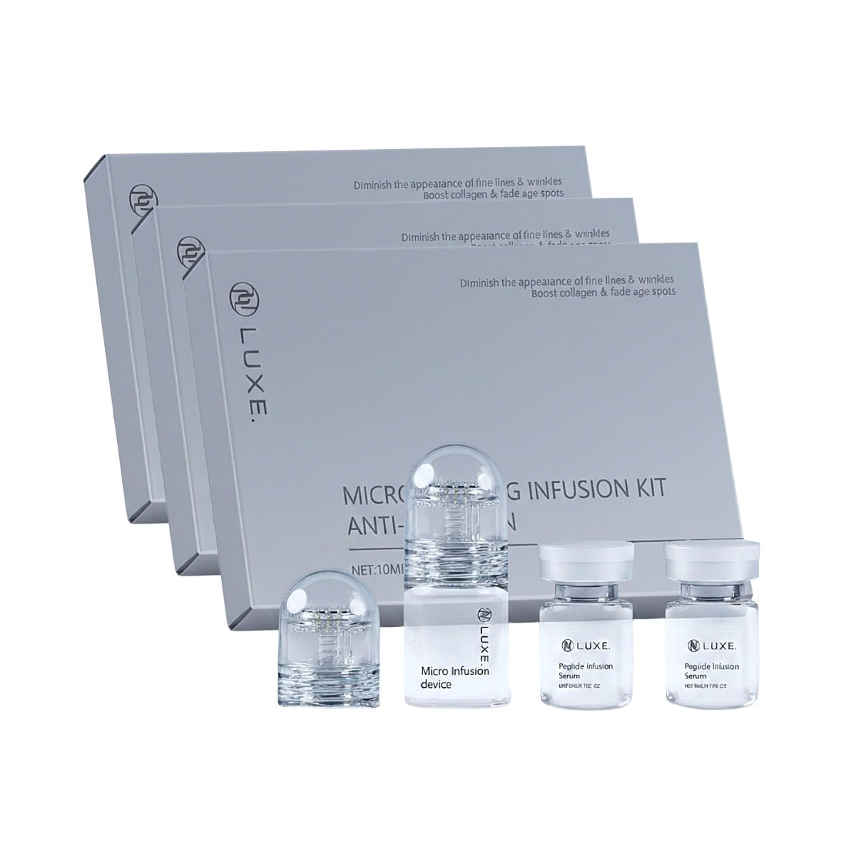 Microneedling Home Kit Micro-Infusion Anti-Aging Serum LUXE