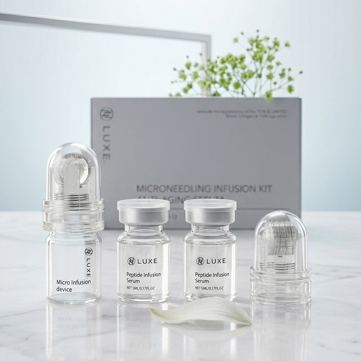 At-Home Microneedling Kit - Anti-Aging Serum | LUXE – LUXE.